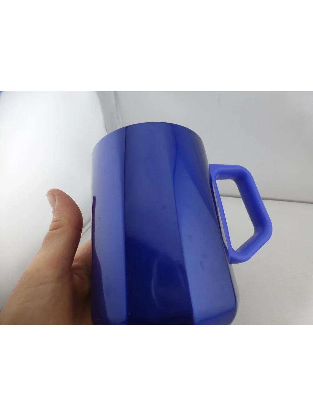 Starbucks Blue Travel Mug Tumbler with Handle and Lid 12 oz Insulated Cup D3